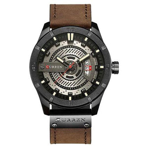 Curren Montre style sportif marron