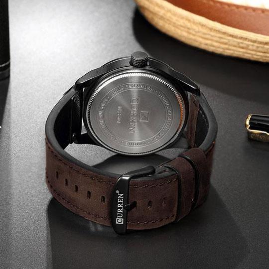 Curren Montre style sportif marron