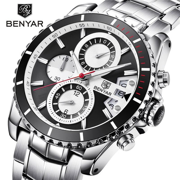 Benyar Chronograph Tableau Noir