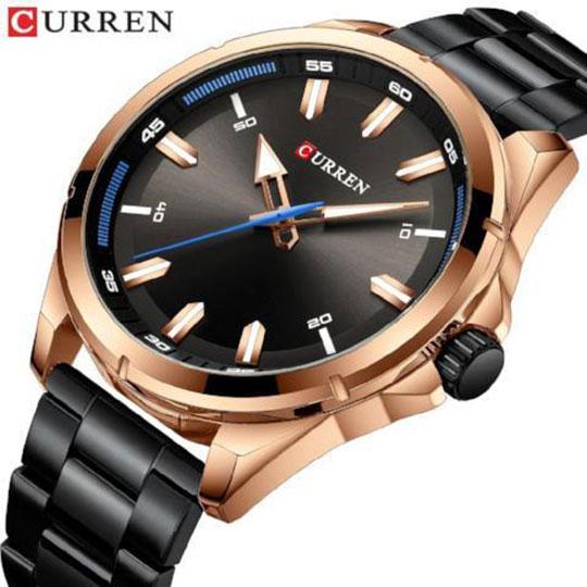 Curren Montre d'affaires Noir