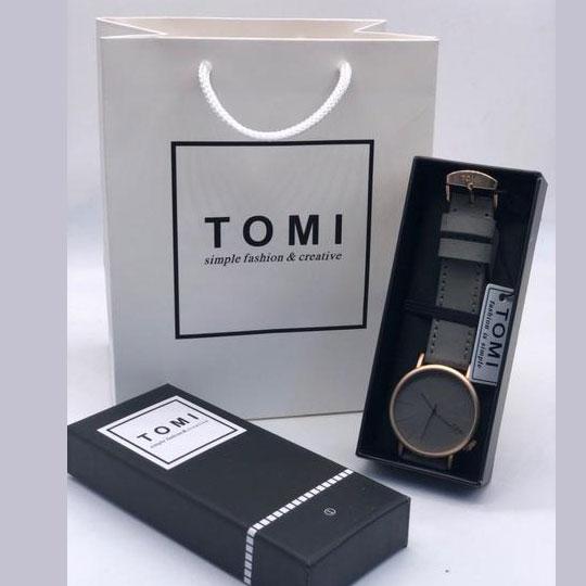 Tomi Quartz analogique en cuir