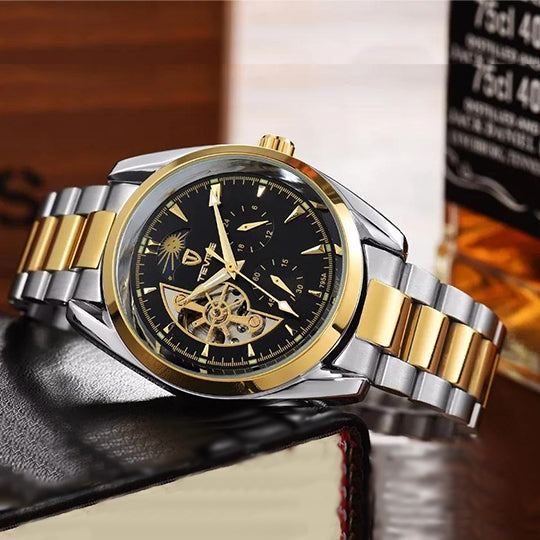 CLASSY MECHANICAL WATCH GOLD MAN