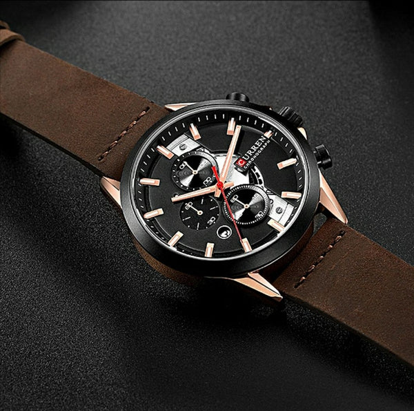 Montre élégante mouvement quartz