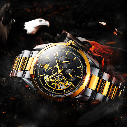 CLASSY MECHANICAL WATCH GOLD MAN