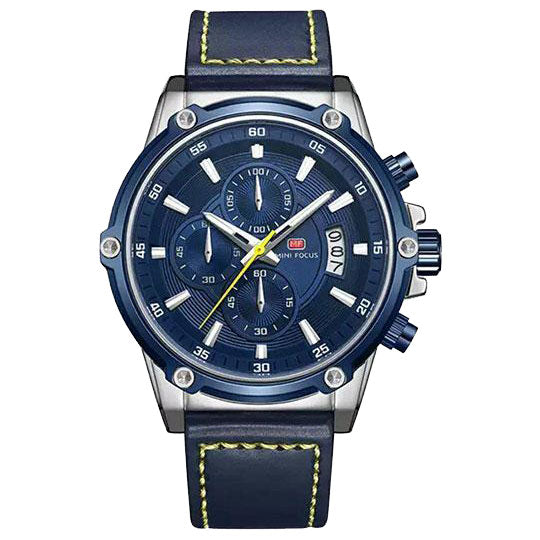 Minifocus Montre Chronographe bleu