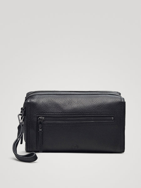 Trousse de toilette en cuir