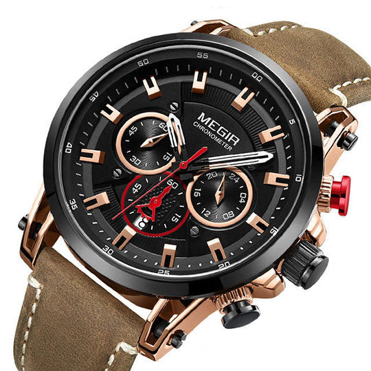 Megir hommes montres chronographe